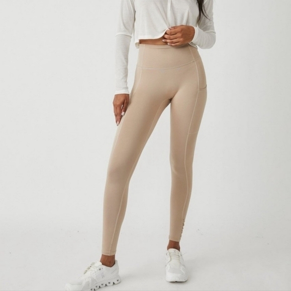 Free People Out of Your League Leggings In Clay - Picture 3 of 10